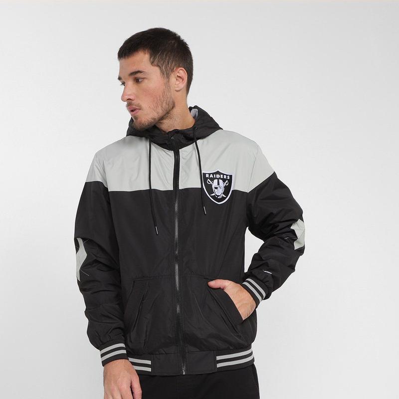 Jaqueta New Era NFL Las Vegas Raiders Modern Classic Masculina